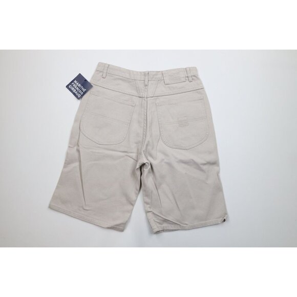Deadstock Vtg 90s Marithe Francois Girbaud Mens 32 Baggy Denim Jean Shorts Gray - Picture 7 of 11